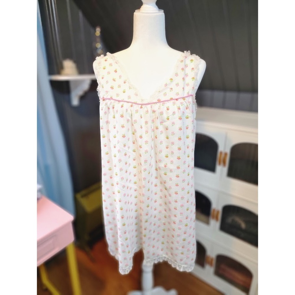 VTG Women's Medium Cotton Baby Doll Nighty - Slumber Suzy